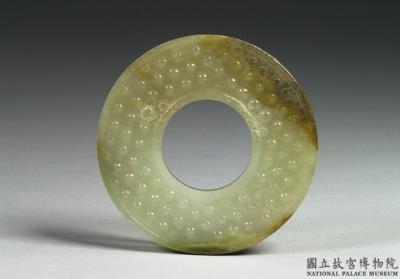 图片[2]-Jade Bi Disc, mid-Warring States period to mid-Western Han dynasty, 375-74 BCE-China Archive